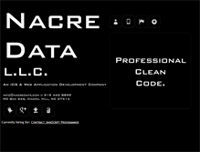 Tablet Screenshot of nacredata.com